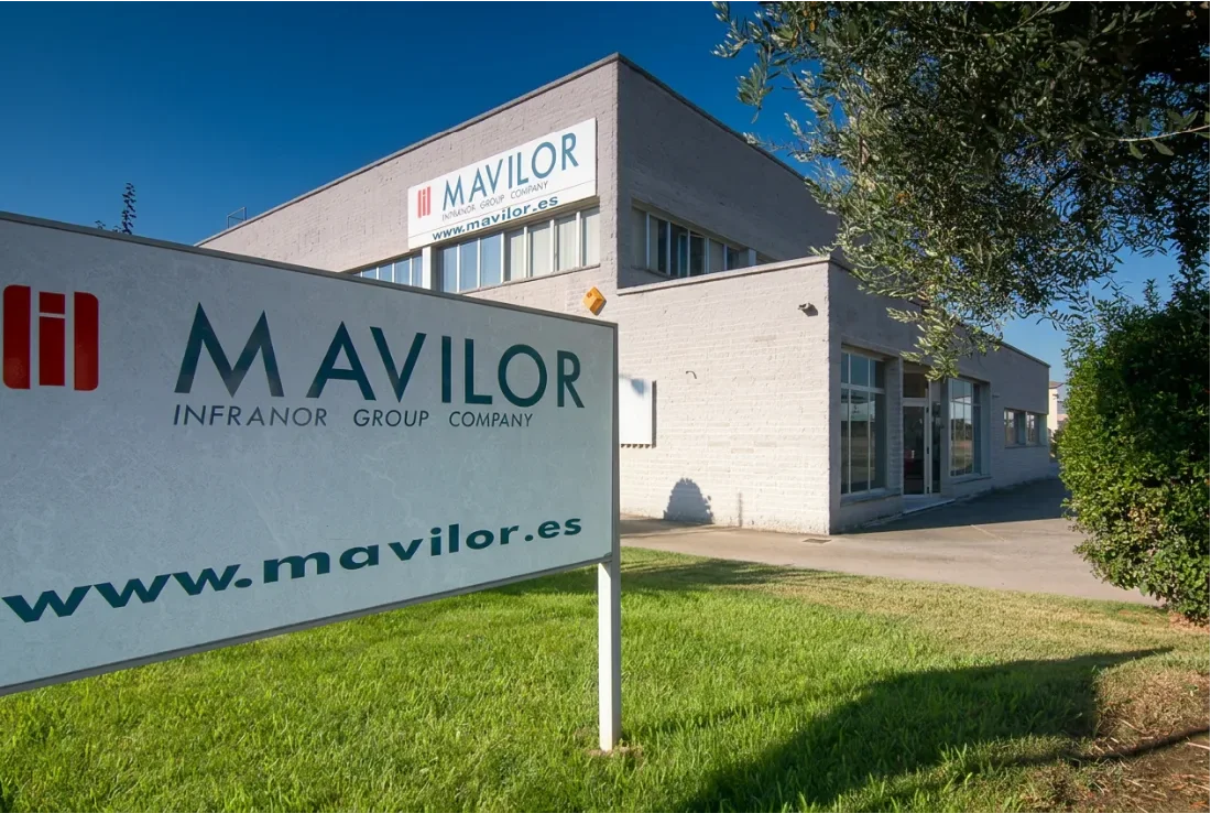 Mavilor Motors building and sign, Infranor Group company