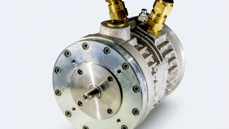 ATEX special execution servomotor with cable glands